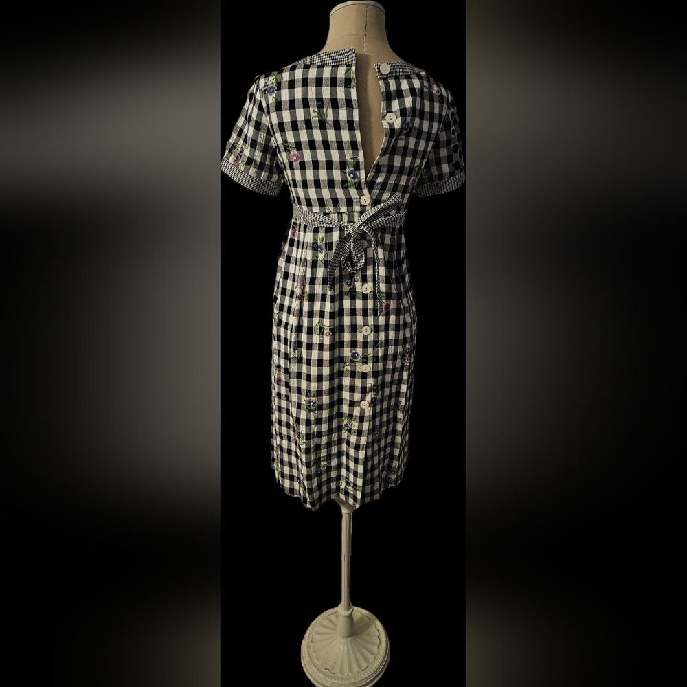 S.L. Fashions Checkered Mother Daughter Dress - Picture 3 of 4
